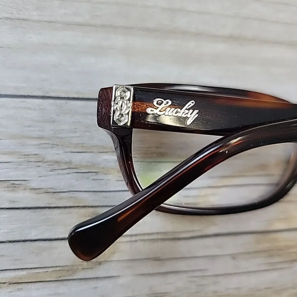 Lucky Brand Eyeglasses FRAMES ONLY‎ BOARDWALK 50-17 140 BROWN